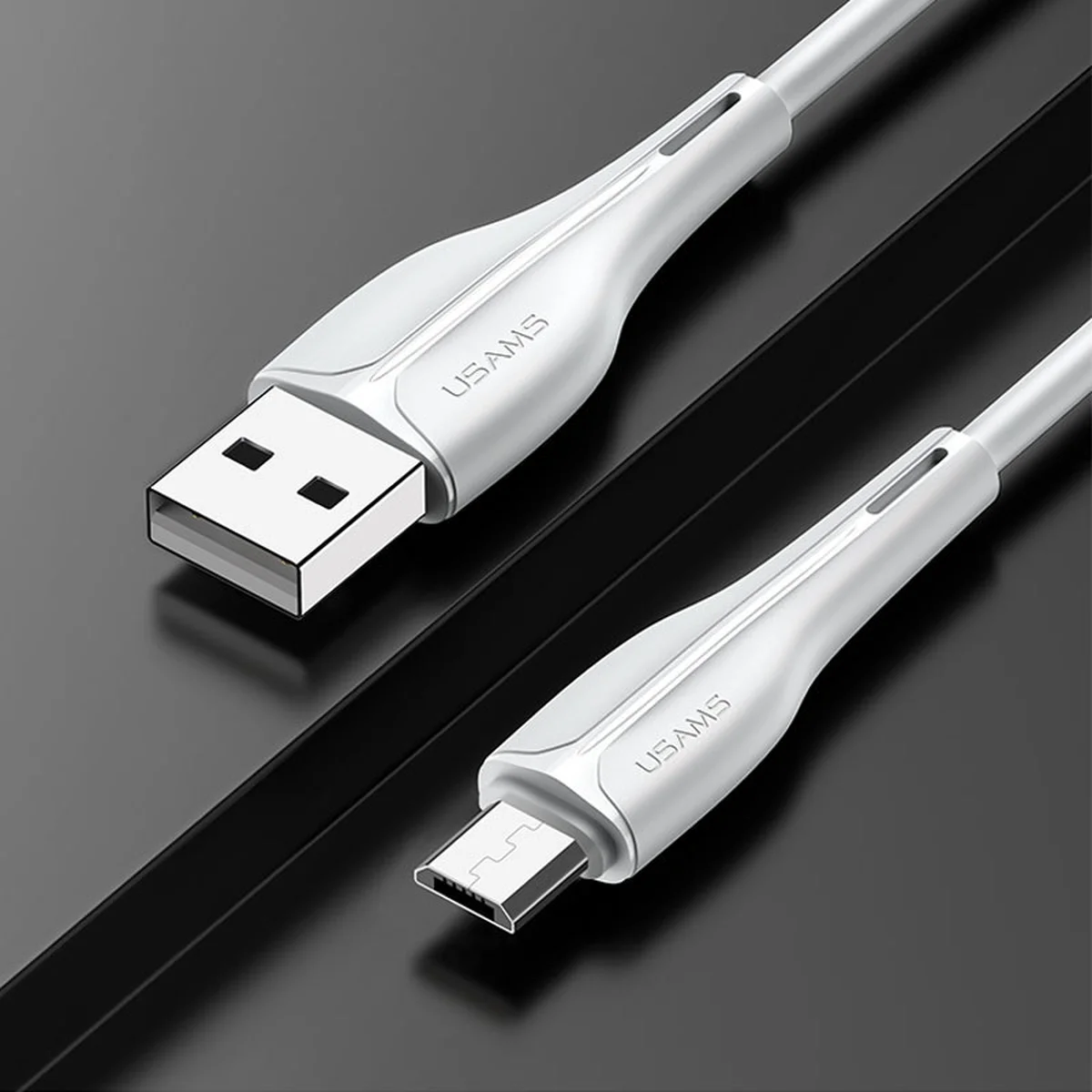 Дата кабель Usams US-SJ373 U-38 USB to MicroUSB 2A (1m) Белый