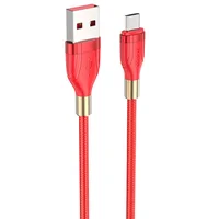 Дата кабель Hoco U92 "Gold collar" MicroUSB (1.2 m) Красный