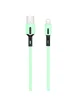 Дата кабель Usams US-SJ431 U51 Silicone USB to Lightning (1m) Мятный
