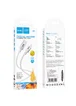 Дата кабель Hoco X99 Crystal Junction USB to MicroUSB (1.2m) Gray