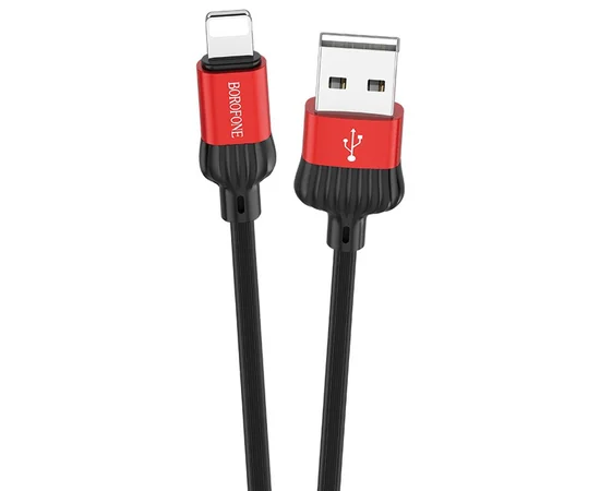 Дата кабель Borofone BX28 Dignity USB to Lightning (1m) Красный