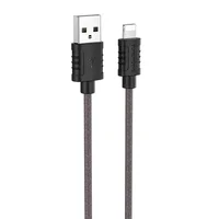 Дата кабель Borofone BX52 Airy USB to Lightning (1m) Черный