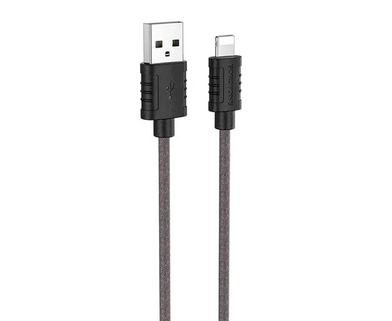 Дата кабель Borofone BX52 Airy USB to Lightning (1m) Черный