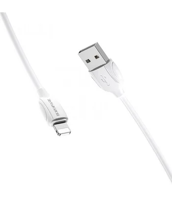 Дата кабель Borofone BX19 USB to Lightning (1m) Білий