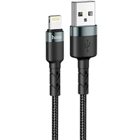 Дата кабель Hoco DU46 Charging USB to Lightning (1m) Черный