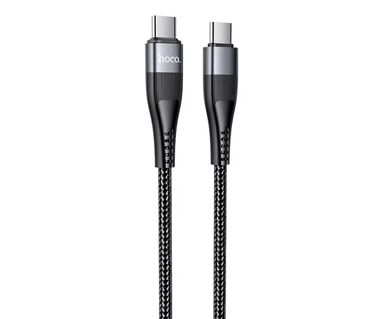 Дата кабель Hoco U99 "Vortex" Type-C to Type-C 100W (2m) Черный