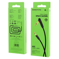 Аудио кабель Aux Borofone BL4 (1m) Черный