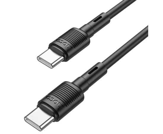 Дата кабель Hoco X83 Victory PD 60W Type-C to Type-C (1m) Black
