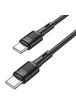 Дата кабель Hoco X83 Victory PD 60W Type-C to Type-C (1m) Black