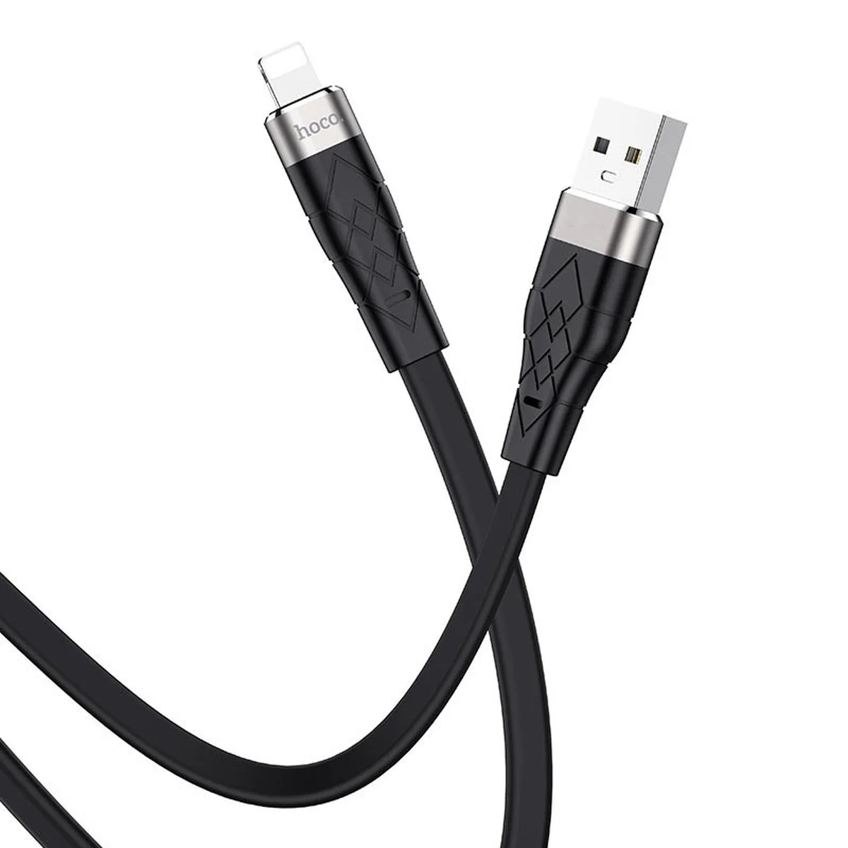 Дата кабель Hoco X53 "Angel" USB to Lightning (1m) Чорний