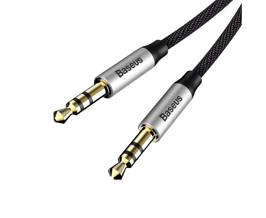 Аудио кабель Aux Baseus Yiven M30 (1m) (CAM30) Черный / Серебряный