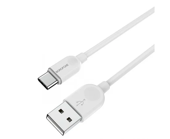 Дата кабель Borofone BX14 USB to Type-C (1m) Белый