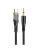 Аудио кабель Aux Hoco UPA25 (AUX 3.5 to Type-C) (1m) Black