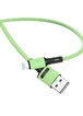 Дата кабель USAMS US-SJ434 U52 USB to Lightning (1m) Зеленый