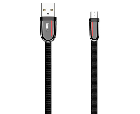 Дата кабель Hoco U74 "Grand" MicroUSB (1.2m) Черный