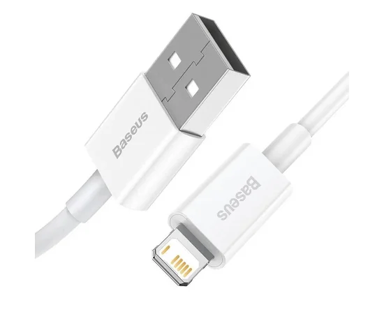 Дата кабель Baseus Superior Series Fast Charging Lightning Cable 2.4A (1.5m) (CALYS-B) Белый