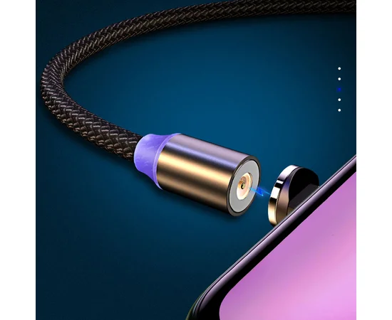 Дата кабель Usams US-SJ438 U-Sure Magnetic 3in1 Combo (1m) Черный