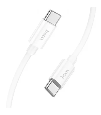 Дата кабель Hoco X87 Magic Type-C to Type-C PD 60W (1m) White