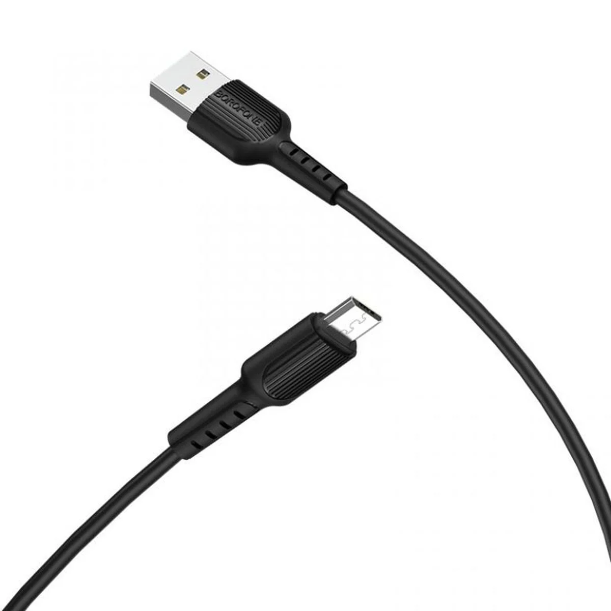 Дата кабель Borofone BX16 USB to MicroUSB (1m) Черный