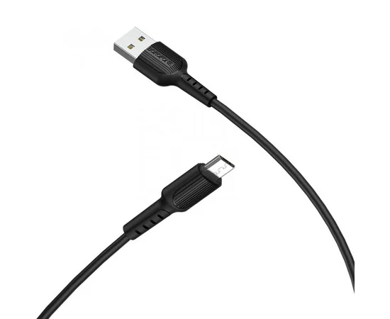 Дата кабель Borofone BX16 USB to MicroUSB (1m) Черный