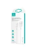 Дата кабель Usams US-SJ494 U65 Liquid Silicone USB to Type-C 3A 1m Белый