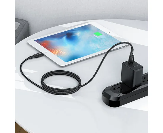Дата кабель Acefast MFI C4-01 USB-C to Lightning aluminum alloy (1.8m) Black