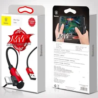 Дата кабель Baseus MVP Elbow Lightning Cable 2.4A (1m) (CALMVP) Red