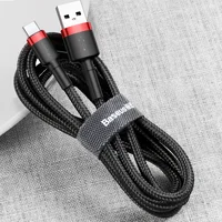 Дата кабель Baseus Cafule Type-C Cable 3A (1m) Красный / Черный