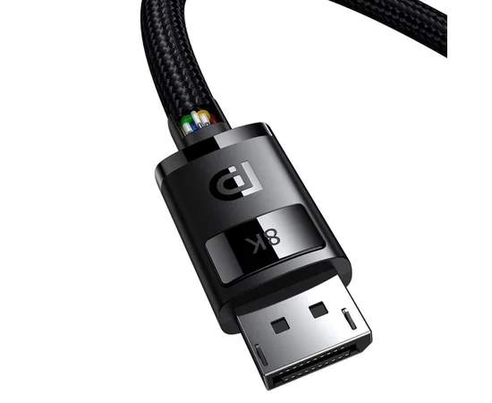 Дата кабель Baseus High Definition DP 8K to DP 8K (2m) (B00633706111-02) Cluster Black