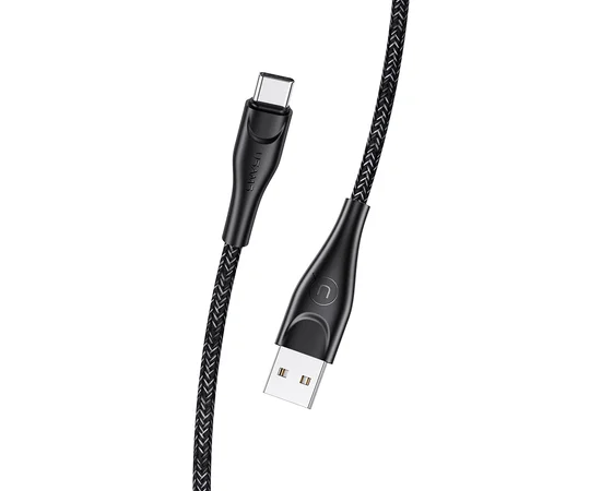 Дата кабель Usams US-SJ392 U41 Type-C Braided Data and Charging Cable 1m Черный