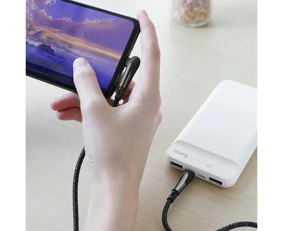 Дата кабель Hoco U84 "Rally PD" Type-C to Lightning (1.2 m) Черный