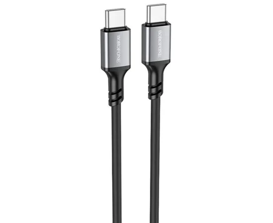 Дата кабель Borofone BX83 Famous PD60W Type-C to Type-C Black