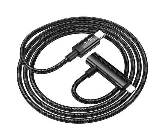 Дата кабель Hoco U135 Incredible 2in1 Type-C to Lightning/Type-C (1m) Black