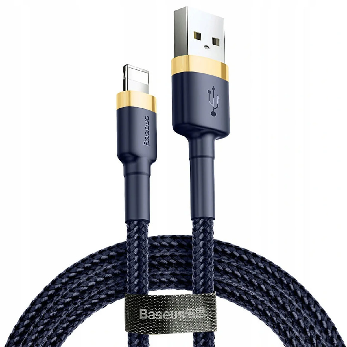 Дата кабель Baseus Cafule Lightning Cable 1.5A (2m) (CALKLF-C) Золотой / Синий