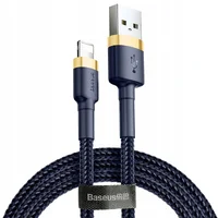 Дата кабель Baseus Cafule Lightning Cable 1.5A (2m) (CALKLF-C) Золотой / Синий