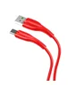 Дата кабель Usams US-SJ375 U38 Micro 4A Fast Charging & Data Cable 1m Красный
