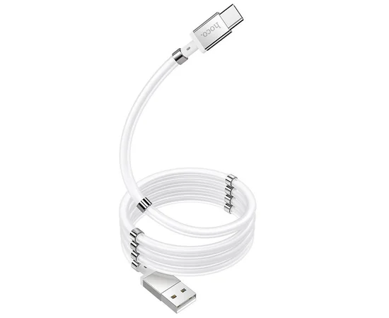 Дата кабель Hoco U91 "Magic magnetic" Type-C (1М) Белый