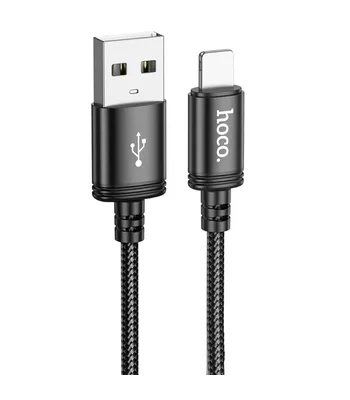 Дата кабель Hoco X89 Wind USB to Lightning (1m) Black