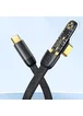 Дата кабель USAMS US-SJ587 Type-C to Type-C PD 100W Right-angle (2m) Black
