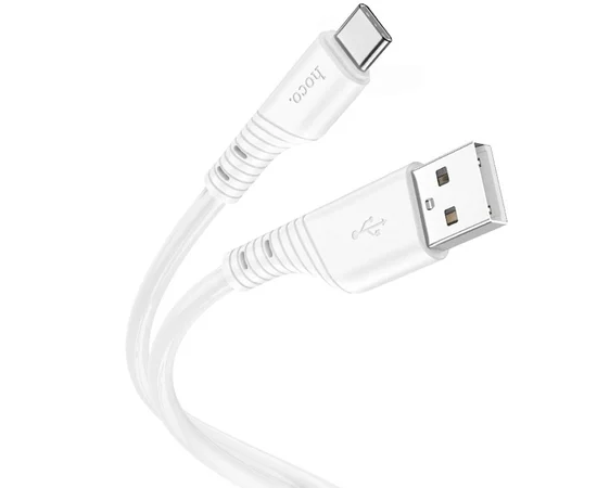 Дата кабель Hoco X97 Crystal color USB to Type-C (1m) White