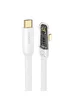 Дата кабель USAMS US-SJ586 Type-C to Lightning PD 20W Right-angle (2m) White