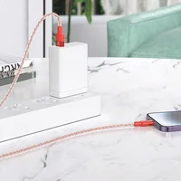 Дата кабель Hoco X99 Crystal Junction USB to Lightning (1.2m) Red