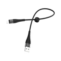 Дата кабель Borofone BX32 Munificent USB to Lightning (0.25m) Чорний