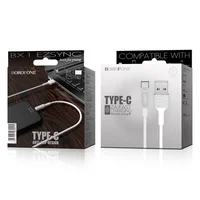 Дата кабель Borofone BX1 EzSync USB to Type-C (1m) Білий