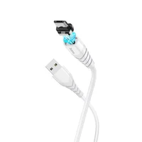 Дата кабель Hoco X63 "Racer" USB to MicroUSB (1m) Белый
