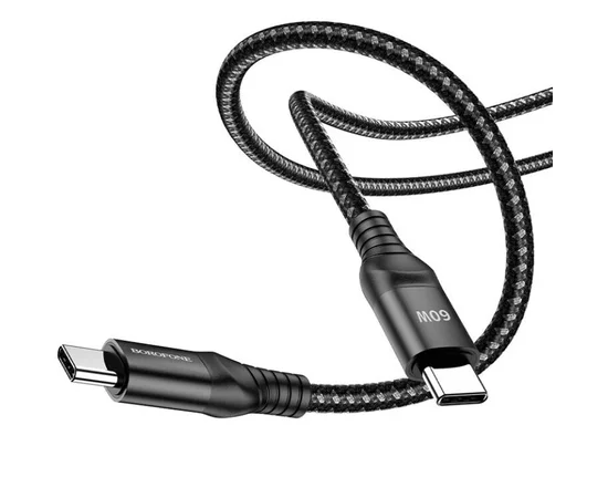 Дата кабель Borofone BX56 60W Type-C to Type-C (1.5m) Black