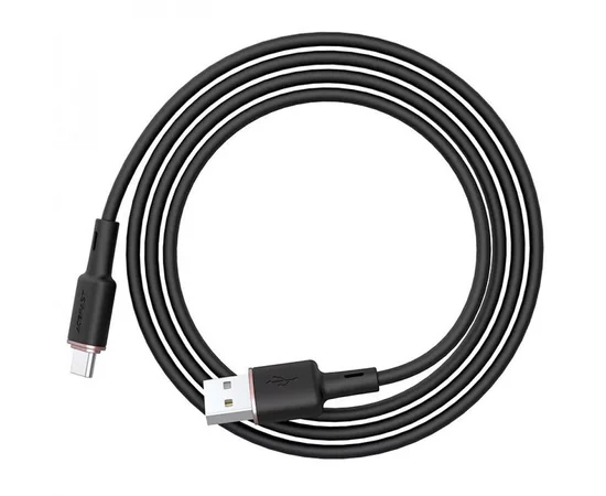 Дата кабель Acefast C2-04 USB-A to USB-C zinc alloy silicone (1m) Black