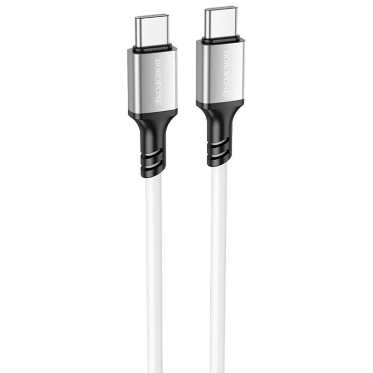Дата кабель Borofone BX83 Famous PD60W Type-C to Type-C White