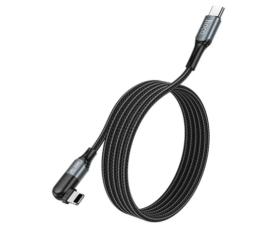 Дата кабель Hoco U100 "Orbit PD" Type-C to Lightning (1.2 m) Черный