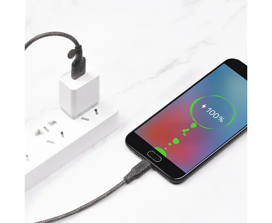 Дата кабель Hoco U73 "Star" MicroUSB (1.2М) Черный